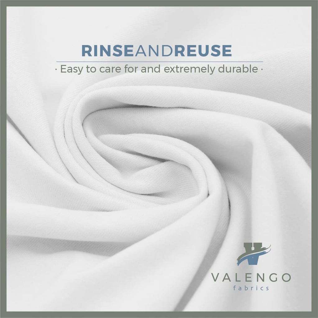 VALENGO New Lint Free Rags – 100% Cotton Cloth, Soft T-Shirt Rags, Lint Free Cloth for Staining Wood, Cast Iron, Dusting, Polishing, Painting and Cleaning – Reusable & Absorbent – 17”x17” (Pack of 28)