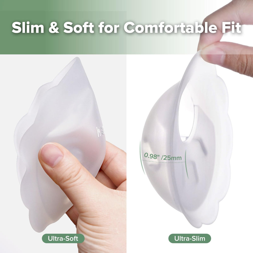 haakaa Petal Soft Silicone Milk Collector for Breastfeeding - 2 Count
