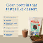 Equip Foods Prime Protein Powder | Clean, Grass Fed Beef Protein Powder for Women & Men | Carnivore Protein Isolate | Paleo, Keto Friendly | Gluten & Dairy Free | 30 Servings, Chocolate Mint