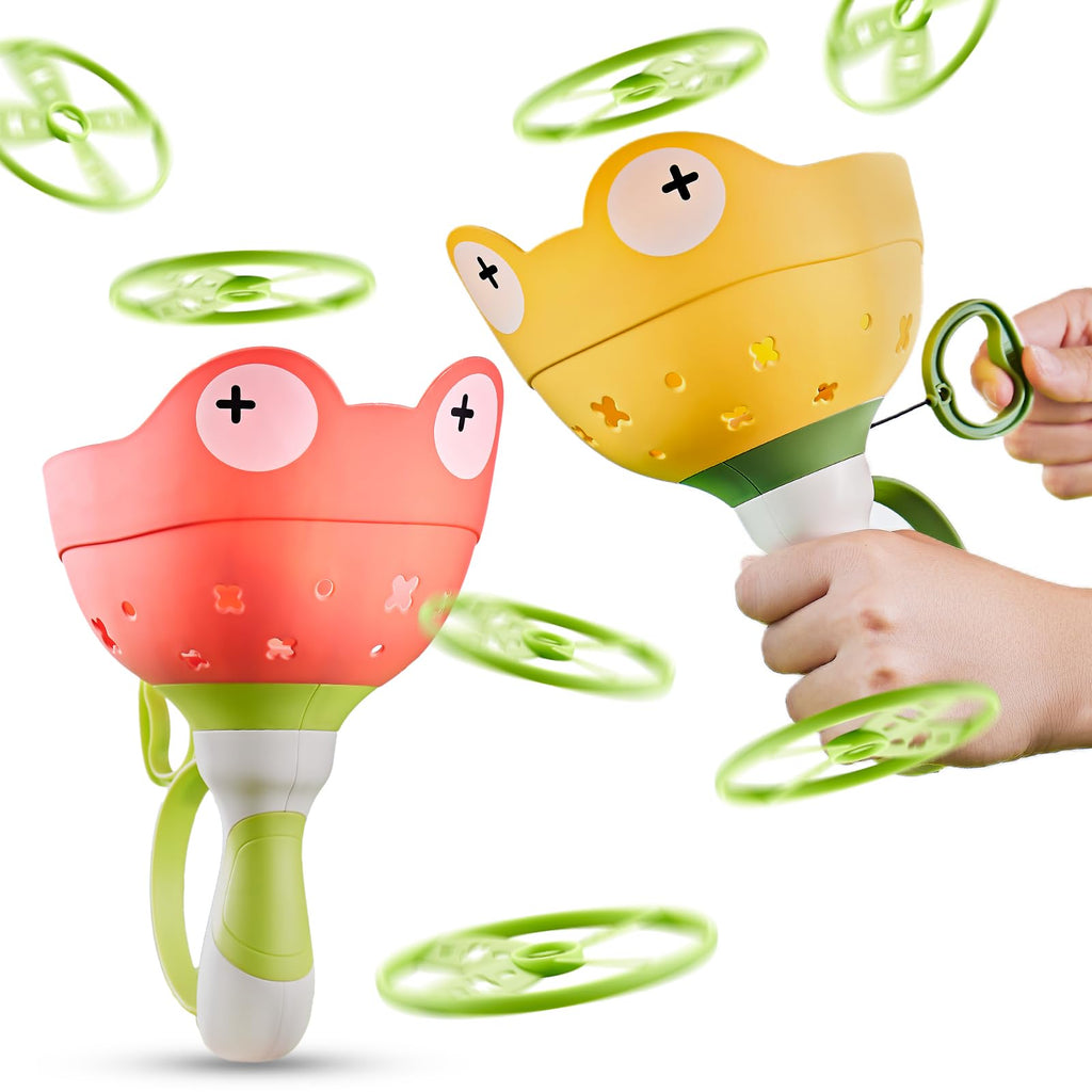 Outside Toys for Kids Ages 4-8 - Manual Capture Catching Game with 24 Discs