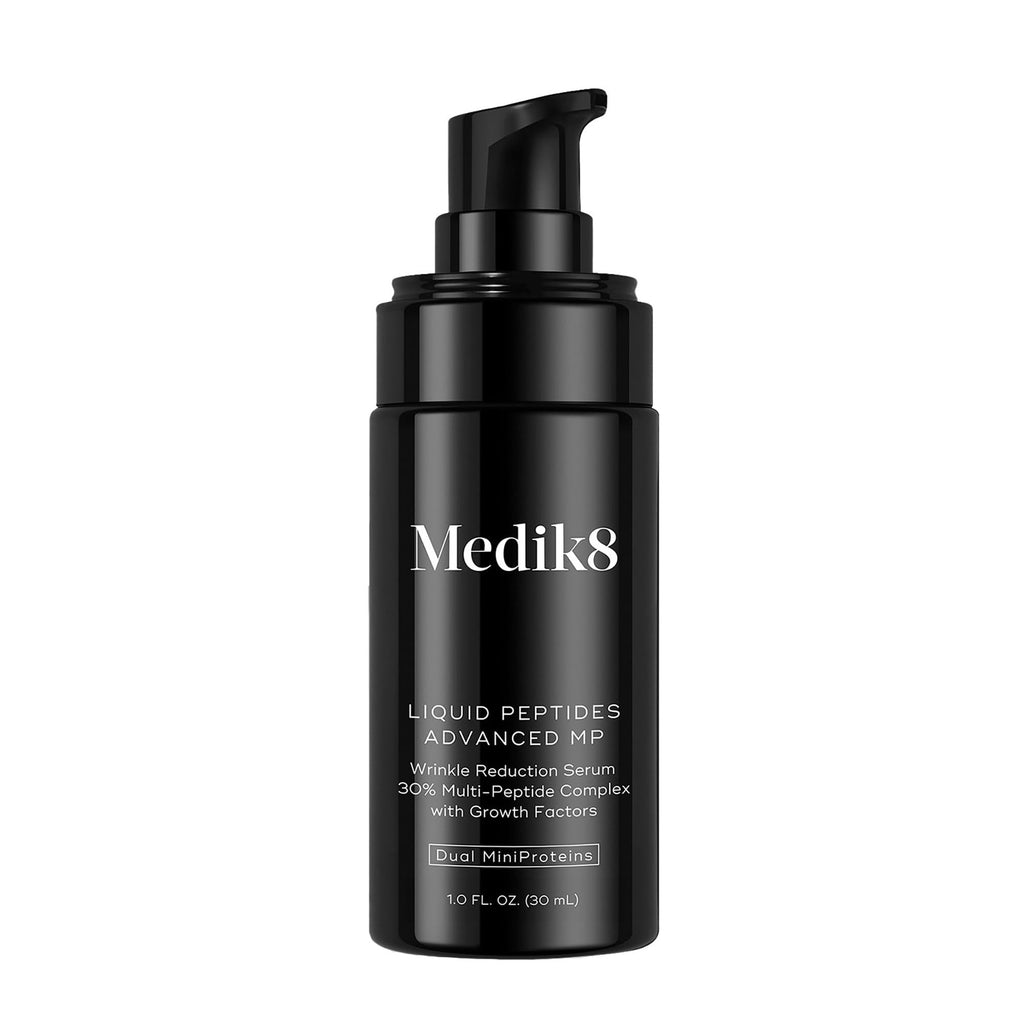 Medik8 Liquid Peptides Advanced MP - Peptide Serum - Face Serum for Wrinkle Reduction - Hydrating and Supports Collagen, Hyaluronic Acid - 1 oz