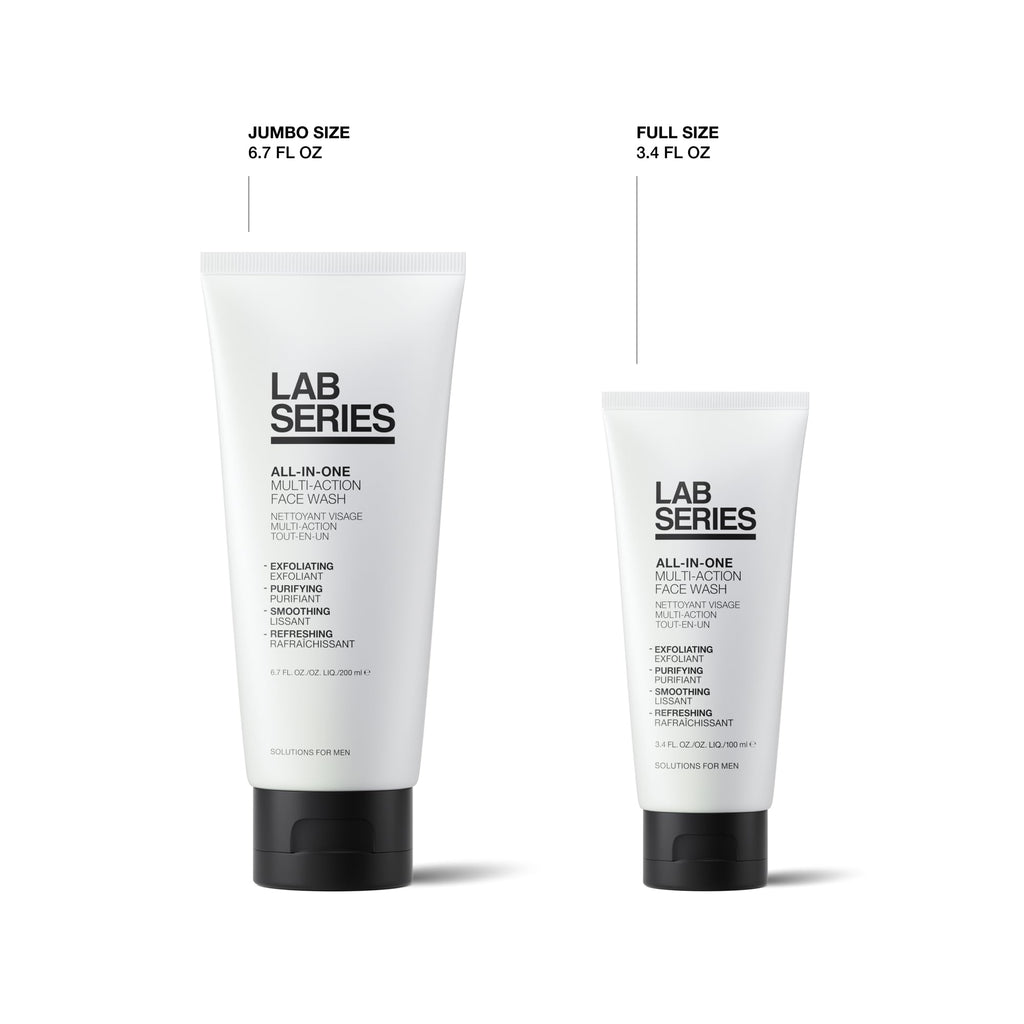 Lab Series Men's All-In-One Multi-Action Face Wash - Face Scrub - Cleanse and Purify Skin - Skin Care for Men, 3.4 Fl Oz