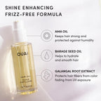 OUAI Hair Oil, Heat Protectant, Hair Frizz Control, Travel Size, 0.45 Fl Oz