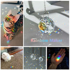 20 Pack 30mm Crystal Ball Prism Suncatcher Beads for Windows