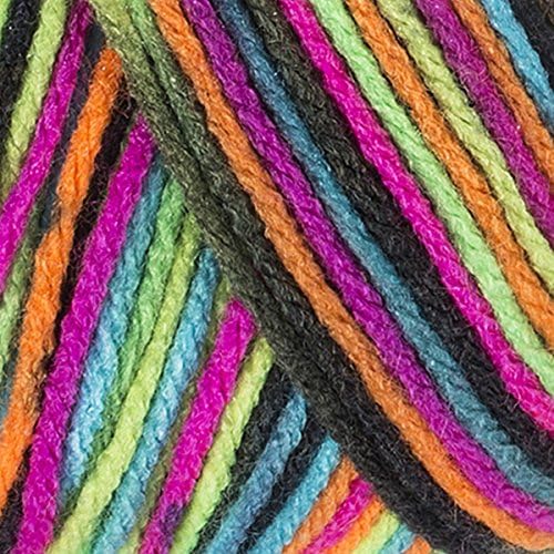 Red Heart Super Saver Blacklight E300-3939 (3-Skeins - Same Dye Lot) Worsted Medium #4 Acrylic Yarn for Crocheting and Knitting with Project Bag