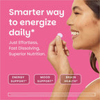 EZ Melts Dissolvable B12 2,500 mcg - Vitamin B12 for Energy & Immune Support - Non-GMO, Vegan & Gluten-Free - Red Cherry - 90 Sublingual Tablets (90 Servings)