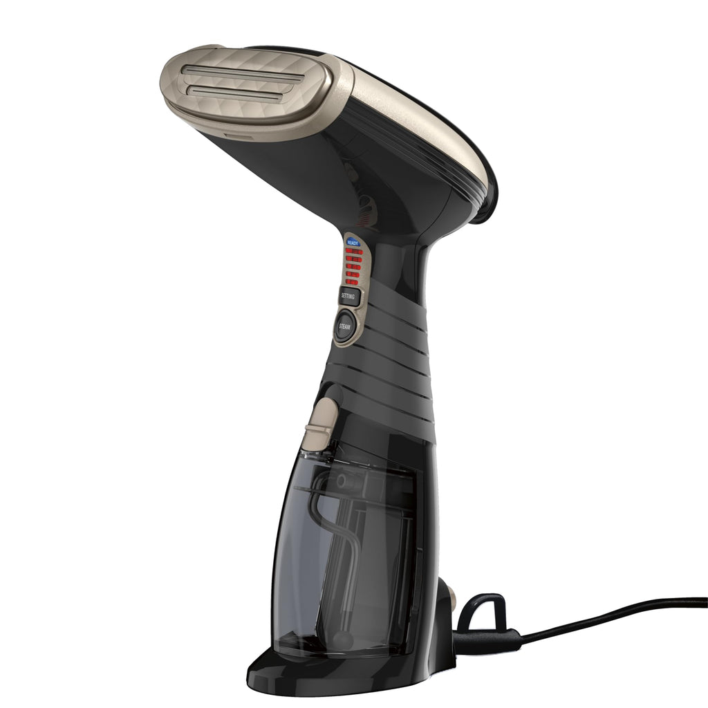 Conair Handheld Steamer for Clothes & Upholstery, 3 Attachments, Black