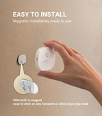 Lyridz Rechargeable Night Light, Motion Sensor Battery Nightlights, Mini Stick-on LED Closet Light, 1-20LM Dimmable Brightness for Bedroom, Kitchen, Washroom, Stairs, Hallway, 3-Pack