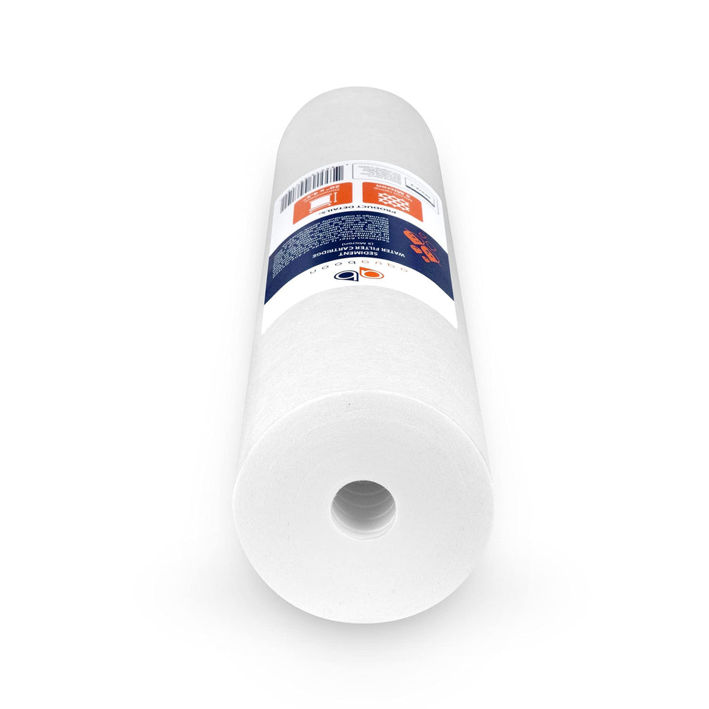 Aquaboon 5 Micron 20 x 4.5 Whole House Sediment Filter Cartridge 20 inch Water Filter Replacement Compatible with DGD-5005-20, FP25B, AP810-2, 2-Pack