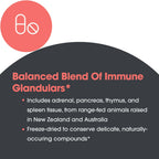 Allergy Research Group ARG Immuno-Gland Plex - Multi-Organ Glandular Blend - Immune Health & Vitality Support - Freeze-Dried Vegetarian Capsules - Hypoallergenic Formula - 60 Servings - 60 Capsules