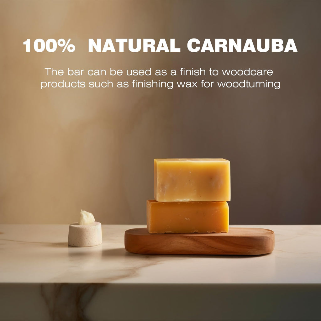Carnauba Wax Paste - Paste Finish Wax - Buffing Compounds & Wax for Use Wood Buffing, High-Gloss Finish