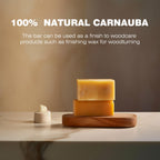 Carnauba Wax Paste - Paste Finish Wax - Buffing Compounds & Wax for Use Wood Buffing, High-Gloss Finish