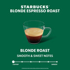Starbucks by Nespresso Original, Blonde Roast Espresso 50-count