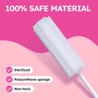HerStick Absorbing Sponge for Women By Aurae - 20 Pack - Ultra Absorbent After-Sex Cleanup Sponge - Med-Grade Sterile Material - Comfortable & Easy to Use - for Feminine Hygiene