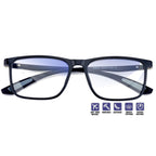 Distance Nearsighted Glasses For Men,Women Near Sighted Vision Driving Farsighted Eyeglasses,Mens Nearsight Myopia See Far Sight Computer Eye Glass,Cheaters Anti Blue Light Blocking TR90 Frame -0.75