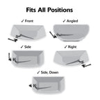 Korky 6054BP StrongARM Tank Lever Universal to Fit Front Angled Side Left and Right Mount Toilets, Chrome, Simple Style