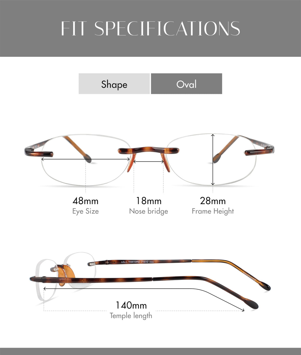 Scojo New York Gels Original Reading Glasses | 2.5x CRYSTAL | Readers for Men & Women | Stylish, Scratch-Resistant Lenses