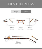 Scojo New York Gels Original Reading Glasses | 2.5x CRYSTAL | Readers for Men & Women | Stylish, Scratch-Resistant Lenses