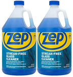 Zep Streak-Free Glass Cleaner - 1 Gallon - (Case of 2)