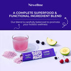 NEWELLME Balance Master Acai Apple Cider Vinegar Powder, Healthy Blood Sugar Support, Probiotics & Digestive Enzymes for Metabolic Support, Vegan Non-GMO, 14 Servings