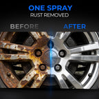 HISKI Rust Remover Spray, Multipurpose Rust Stain Remover, Rust Remover Spray for Metal, Heavy Duty Metal Cleaner for Vehicles, Tools, Chains (1PC)