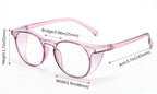 Outray 2 Pair Safety Glasses Clear Impact Resistant Bifocal Reading Glasses Non-Slip Wrap Around