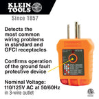 Klein Tools 80023P Tool Set, Home Inspector Tool Kit with Digital Moisture Meter, Non-Contact Voltage Tester, GFCI Outlet Tester, 3-Piece