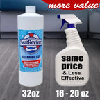 Seat Reviver Marine Mildew Stain Remover for Boat Seats, Vinyl & Plastic | Light Gel That Clings Longer | Fast-Acting | No Scrub | 32oz