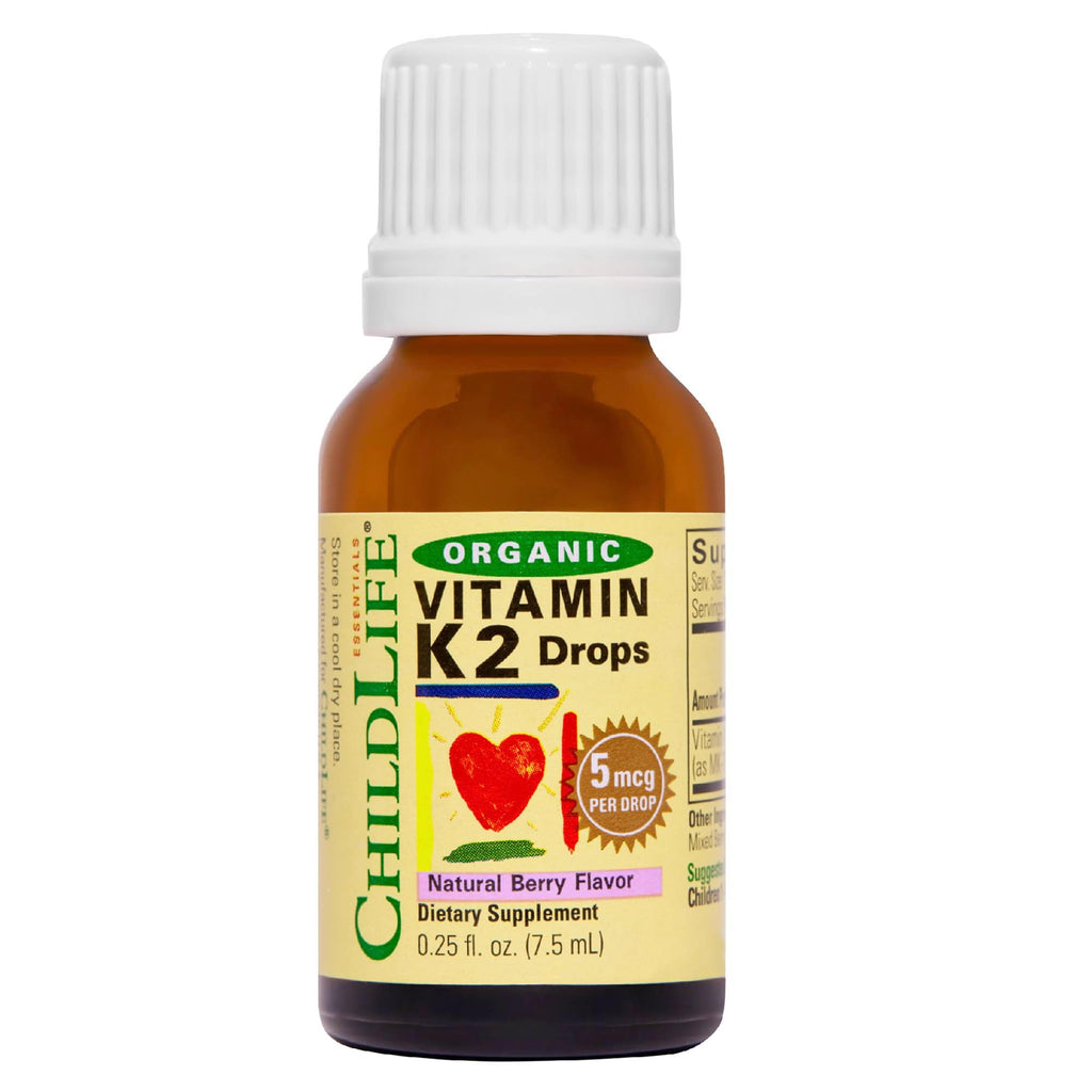ChildLife Essentials Organic Vitamin K2 Drops 0.25 Fl Oz (Pack of 1)