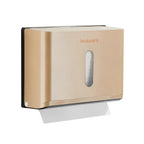 Modundry Multifold Z-Fold Paper Towel Dispensers Wall Mount, No Drill, Gold
