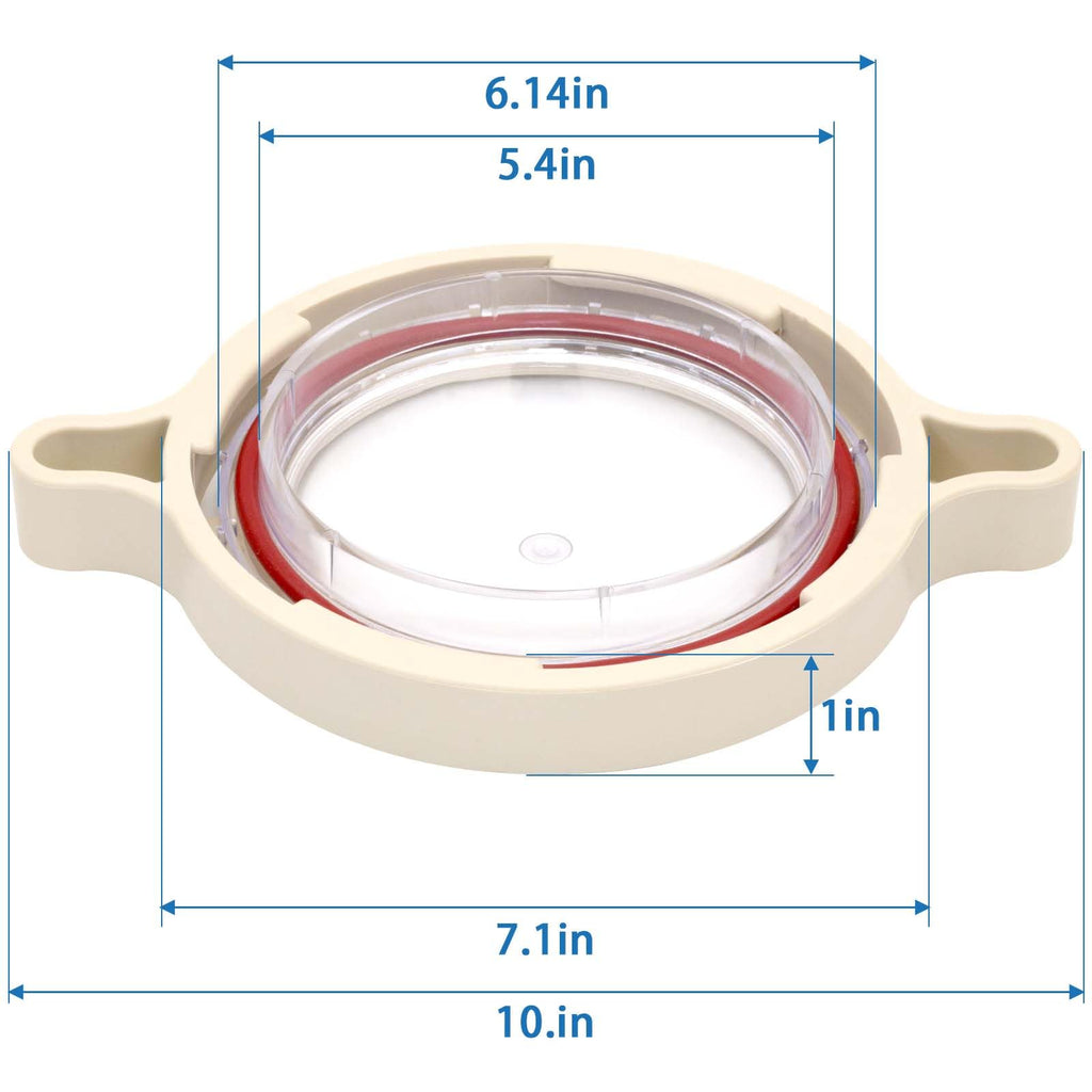 folosem 350090/350091 Pump Lid Assembly Complete Replacement Set for Pentair SuperFlo Pumps (Includes O-Ring)