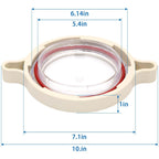 folosem 350090/350091 Pump Lid Assembly Complete Replacement Set for Pentair SuperFlo Pumps (Includes O-Ring)