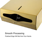 VANNSOO Commercial Paper Towel Dispenser Wall Mount, Gold