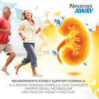 NeuropAWAY Kidney Support Formula Sugar Free with Agmatine Sulfate 500mg L-Novaline 50mg L-Ornithine 150mg L-Citrulline 100mg Per Capsule 90CT Fast Acting Kidney Support