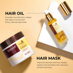 Karseell Collagen Capillary Treatment, Deep Repairing Conditioner, Hair Mask With Argan Oil For Dry Damaged Hair, All Hair Types 16.9 Fl Oz + 1.69 Fl Oz