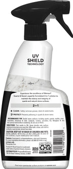 Weiman Quartz Countertop Cleaner and Polish (2 Pack w/Micro Towel) Clean and Shine Your Quartz Countertops Islands and Stone Surfaces with Ultra Violet Protection