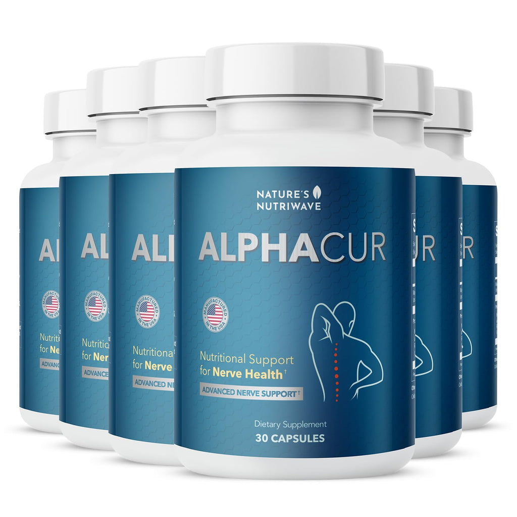 Alphacur – Magnesium, ALA, Turmeric & CoQ10 – 30 Ct, 6 Month Supply