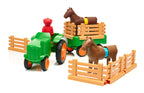 SmartMax My First Farm Tractor STEM Magnetic Discovery Play Set with Moving Tractor for Ages 1-5