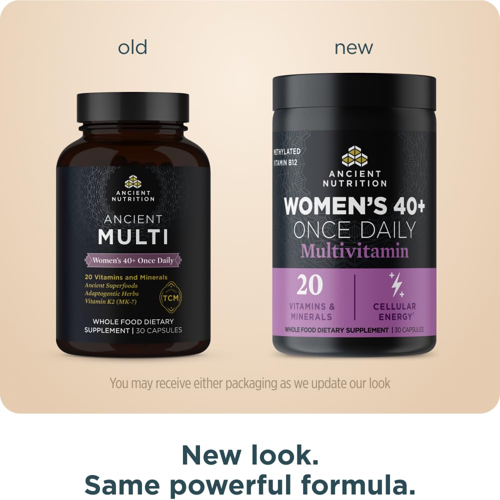 Ancient Nutrition Women's 40+ 1-Day Multivitamin, 30 CT