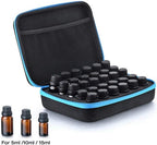 DHXYZZB Essential Oils Carrying Case Holds, 30 Bottles 5ml, 10ml, 15ml Bottles Storage Organizer Bag Hard Shell EVA