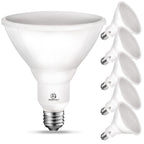 Energetic PAR38 LED Flood Outdoor Light Bulb, 5000K Daylight, 90 Watt Equivalent (11W), Wet Rated, 900LM, E26 Base, Non-Dimmable, 6 Pack