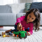 SmartMax My First Farm Tractor STEM Magnetic Discovery Play Set with Moving Tractor for Ages 1-5