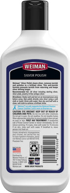 Weiman Silver Polish, 8 ounce Bottles, pack of 2
