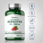 Piping Rock Berberine HCL Capsules 500mg | 120 Pills