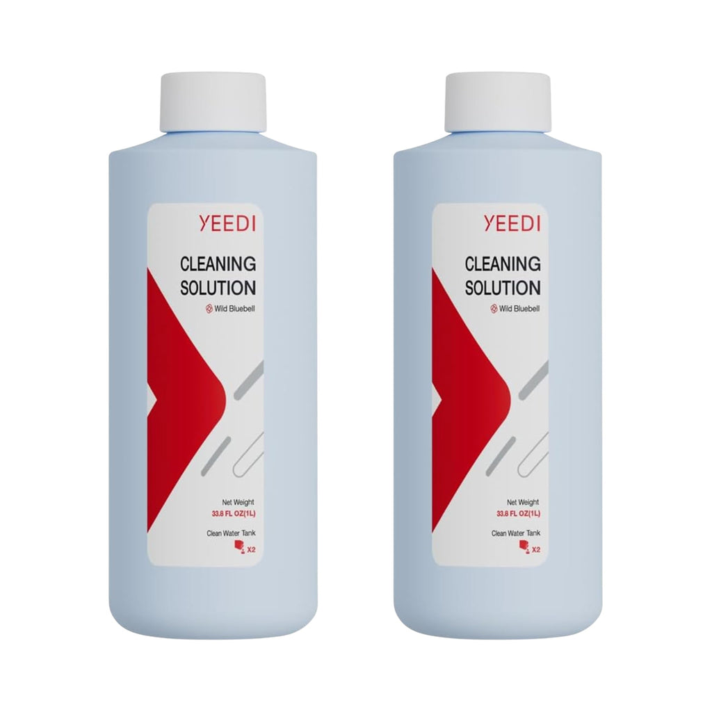 Yeedi Cleaning Solution (1L)*2 Compatible with S20/S16/S14/M14/M12/C12 Series Robotic Vacuum Cleane, Include Cleaning Solution (1L) (2pcs)