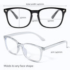livho High Tech Blue Light Glasses - Advanced Blue Light Blocking Computer Glasses - Screen Fatigue & UV Protection