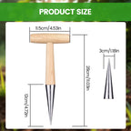 Plant Hole Digger for Planting, Garden Seed Dispenser, Bulb Planting Tool, Handheld Digger Garden Seed Planting Tool for Planting Tulip Daffodil Saffron Vegetable Seeds (1pcs)