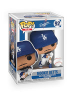 Epic Collectibles Pop Baseball: Dodgers - Mookie Betts Batting Vinyl Figure Included with Box Protector Compatible for Funko
