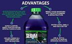 Hot Tub Serum, A Weekly Maintenance Hot Tub Cleaner/Clarifier/Conditioner/Softener All-in-One 2 Liter (24 Weekly doses), Inflatable Hot Tub Chemicals for Complete Hot Tub Treatment