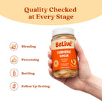BeLive Turmeric Gummies - Curcumin with Black Pepper & Ginger Extract - 500 mg of Turmeric and Ginger Supplement for Immune Support, Healthy Skin, and Mobility - Tropical Flavor | 60 Count